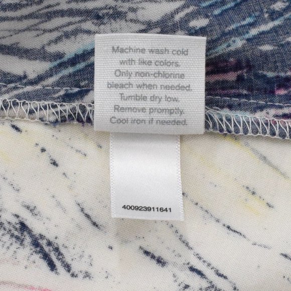 Hang Ten Multicolored Leaf Print Beach Dress S - Picture 6 of 6